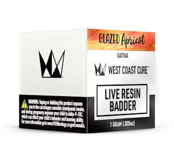 WEST COAST CURE - WCC Glazed Apricot Live Resin Badder (S) 1g