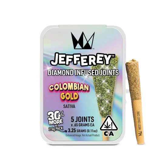 West Coast Cure - COLOMBIAN GOLD - JEFFEREY (5PK) - WEST COAST CURE Main Image