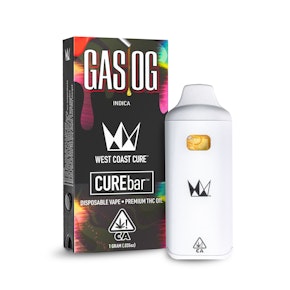 WCC | Disposable | CUREbar | Gas OG | 1g
