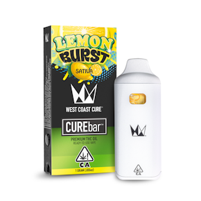 WCC | Disposable | CUREbar | Lemon Burst | 1g