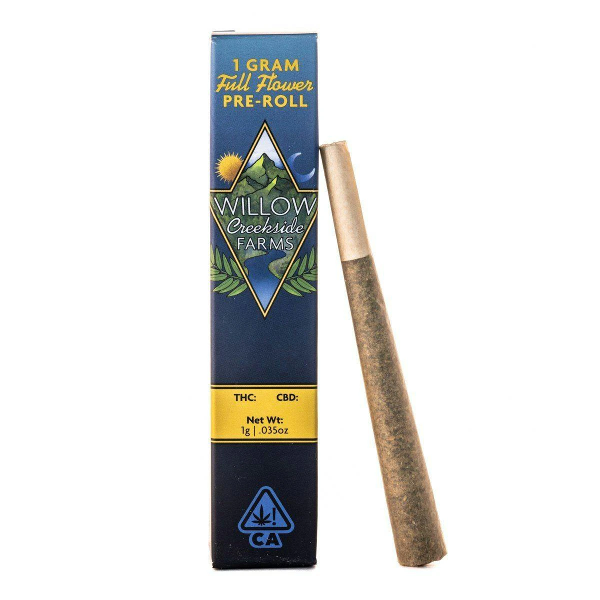 Willow Creekside - Willow Creekside - 1g Preroll (Sour Runtz-Hybrid) Main Image