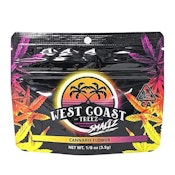 West Coast Treez Smalls Black Cherry Runtz Flower 3.5g