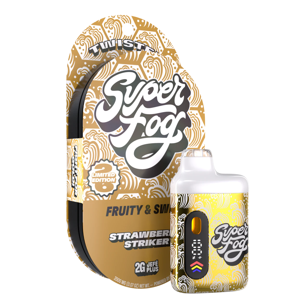 MFused | SuperFog - TWISTED 2g Jefe Plus - Strawberry Striker Main Image