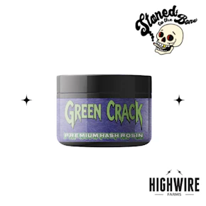 Stoned To The Bone Hash Melts Green Crack 1g