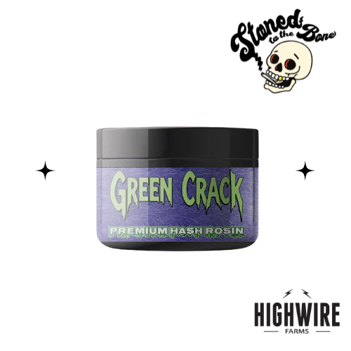 Stoned to the Bone - Stoned To The Bone Hash Melts Green Crack 1g Main Image