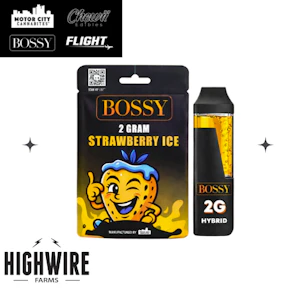 Bossy Disposable Strawberry Ice 2g