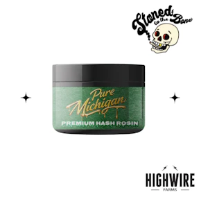 Stoned To The Bone Hash Melts Pure Michigan 1g