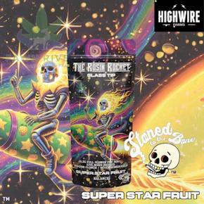 Stoned To The Bone Super Star Fruit Infused Rosin Rocket 1.3g