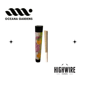 OCEANA GARDENS - Oceana Gardens Jelly Rancher Live Resin Infused Preroll 1g