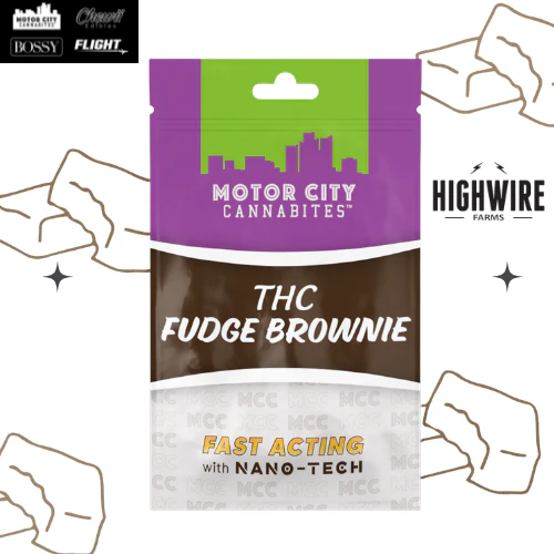 Motor City Cannabites - Motor City Cannabites Fudge Brownie 200mg Main Image