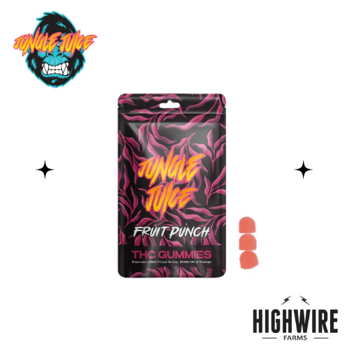 Jungle Juice - Jungle Juice Gummies Fruit Punch 200mg Main Image