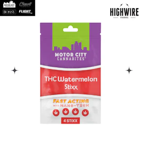 Motor City Cannabites Watermelon STIXX 200mg