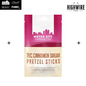 Motor City Cannabites Cinnamon Sugar Pretzels 200mg