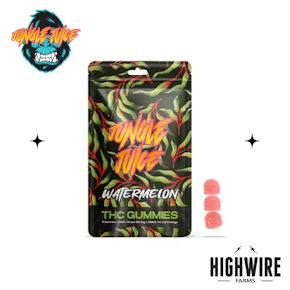 Jungle Juice Gummies Watermelon 200mg