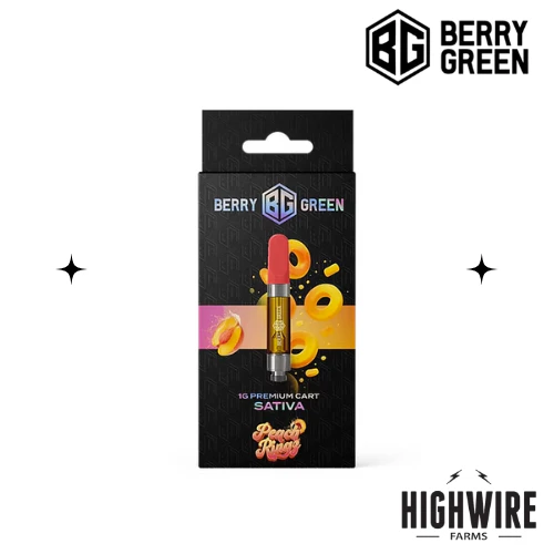 Berry Green - Berry Green Peach Rings 1g Main Image