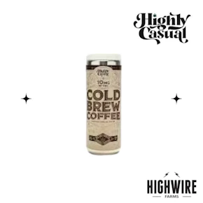 Highly Casual Cold Brew 10mg THC : 80mg Caffeine 