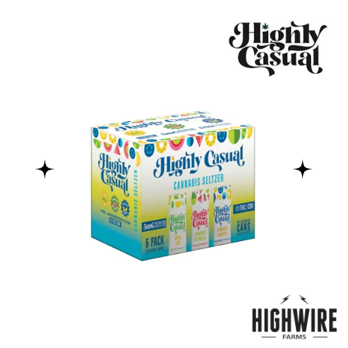 Highly Casual - Highly Casual Seltzer Variety 6pk 30mg  Main Image