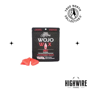 True North x WOJO Rosin Gummies Strawberry Guava 200mg