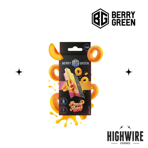 Berry Green - Berry Green Disposable Peach Rings 3g Main Image