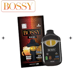 Bossy Disposable Dual Root Beer & Ice Cream  2g