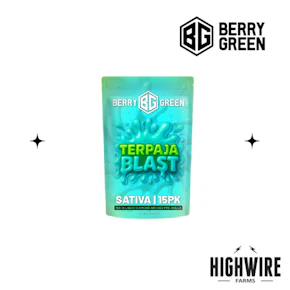 Berry Green Terpaja Blast Liquid Diamond Infused 15pk (1gx15)