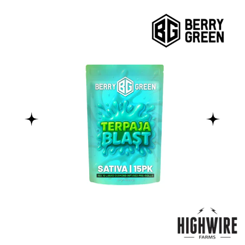 Berry Green - Berry Green Terpaja Blast Liquid Diamond Infused 15pk (1gx15) Main Image