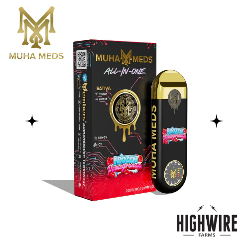 Distro 10 - Muha Meds Frozen Pomegranate Disposable 2g Main Image