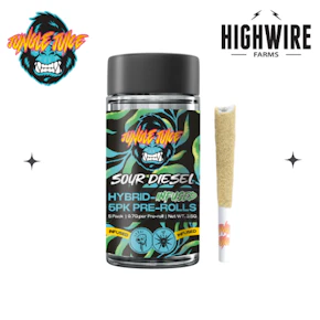 Jungle Juice Infused Preroll 5pk Sour Diesel 2.5g