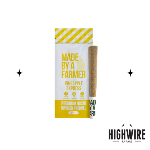 Made By A Farmer - Made By A Farmer Pineapple Express Rosin Infused Preroll 1.5g Main Image