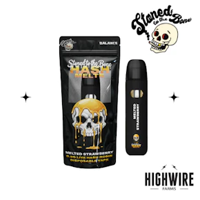 Stoned to the Bone Disposable Hash Melts Melted Strawberry 0.5g