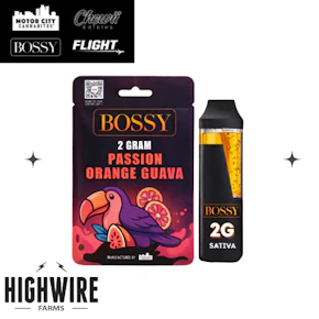 Bossy Disposable Passion Orange Guava 2g