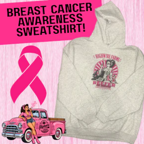 Highwire Farms "Reefer for Research" Breast Cancer Hoodies