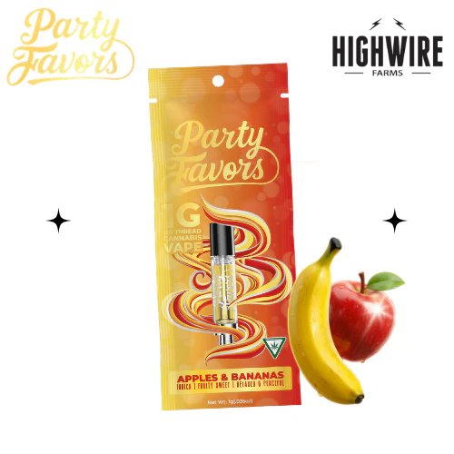 Party Favors - Party Favors Cart Apples & Bananas 1g Main Image