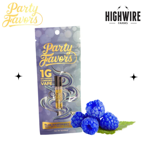 Party Favors - Party Favors Cart Blue Raspberry Rush 1g Main Image