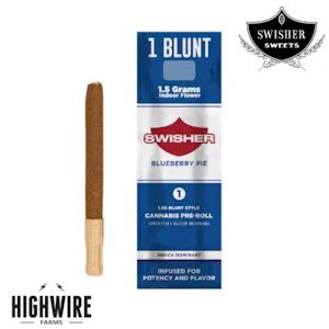 SWISHER - Swisher Blueberry Pie Infused Preroll 1.5g