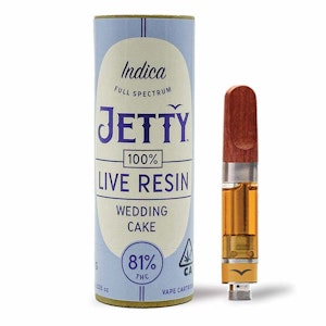 JETTY EXTRACTS - Wedding Cake  - Live Resin - 1g (I) - Jetty