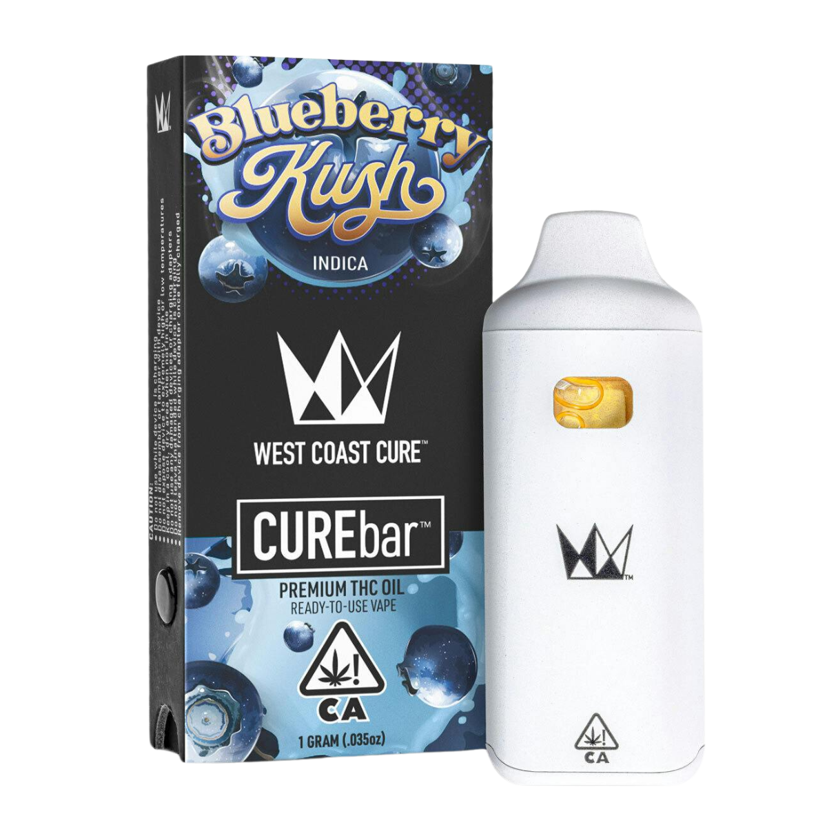 Blueberry Kush | 1g All In One Cure Bar (I) | West Coast Cure