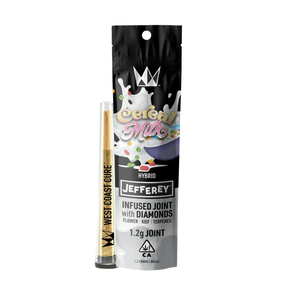 Cereal Milk (H) | 1.2g Single Jefferey Diamond Infused Joint | West Coast Cure