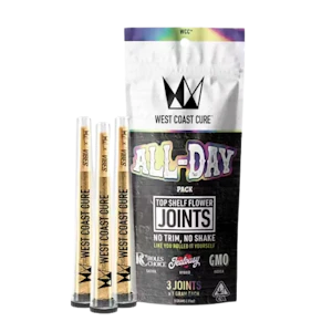 WEST COAST CURE - All Day Variety Joint Pack | 3x 1g Premium CUREJoints | West Coast Cure