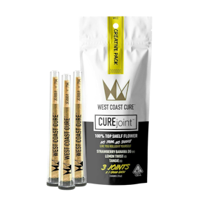 WEST COAST CURE - Creative (S) Variety Joint Pack | 3x 1g Premium CUREJoints | West Coast Cure