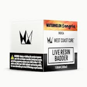 WEST COAST CURE - West Coast Cure - Watermelon Z Live Resin Badder 1g