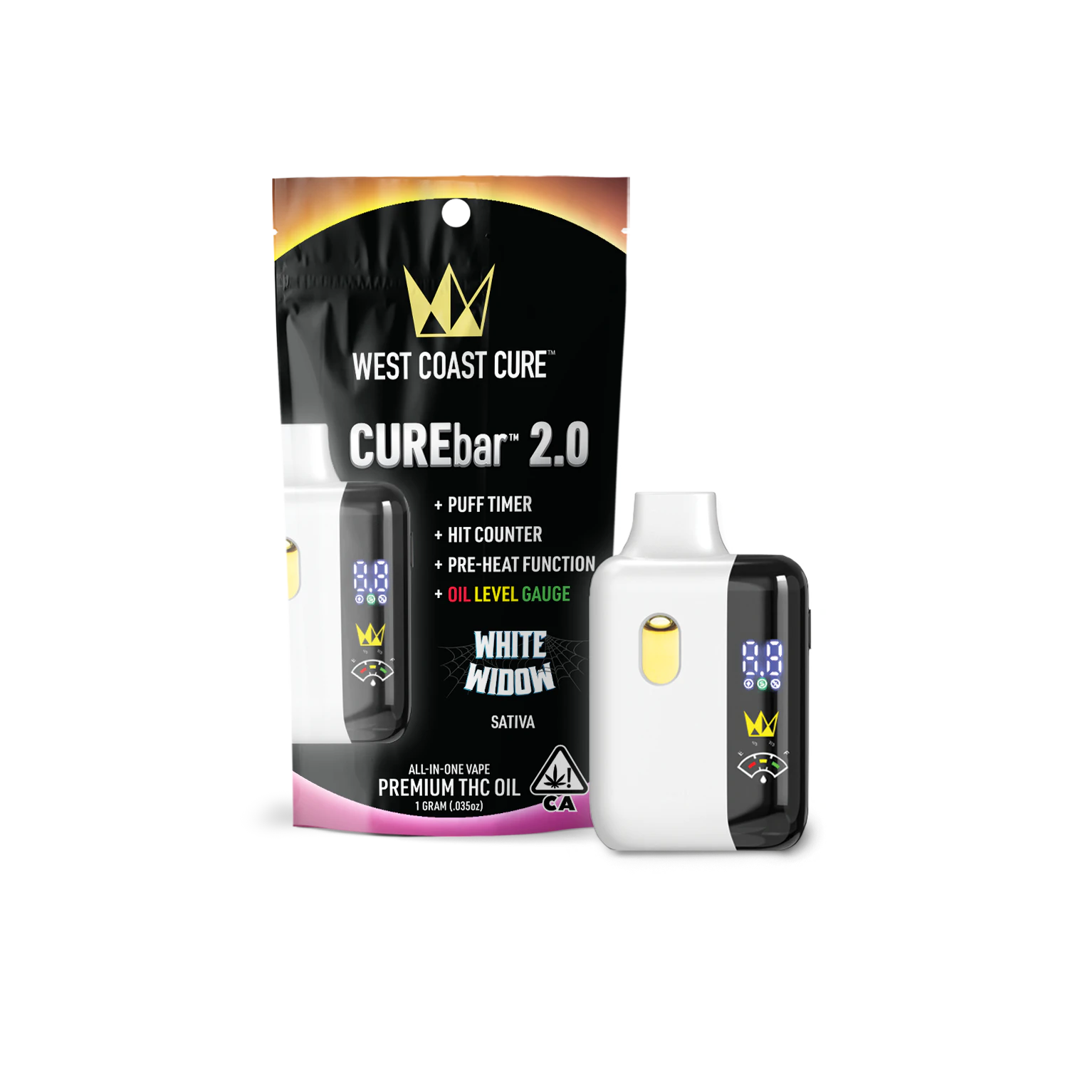 West Coast Cure - WCC Going Bananas CureBar 2.0 Ready To Use Vape (S) 1g Main Image
