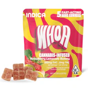 WHOA - Nano Gummy 100mg 5pk  - Indica Strawberry Lemonade