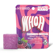 WHOA - Nano Gummy 100mg Single - Hybrid Mixed Berry