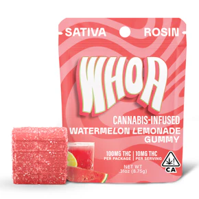 WHOA | Rosin Gummies | Watermelon Lemonade | 100mg
