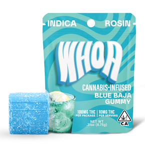 WHOA | Rosin Gummies | Blue Baja | 100mg