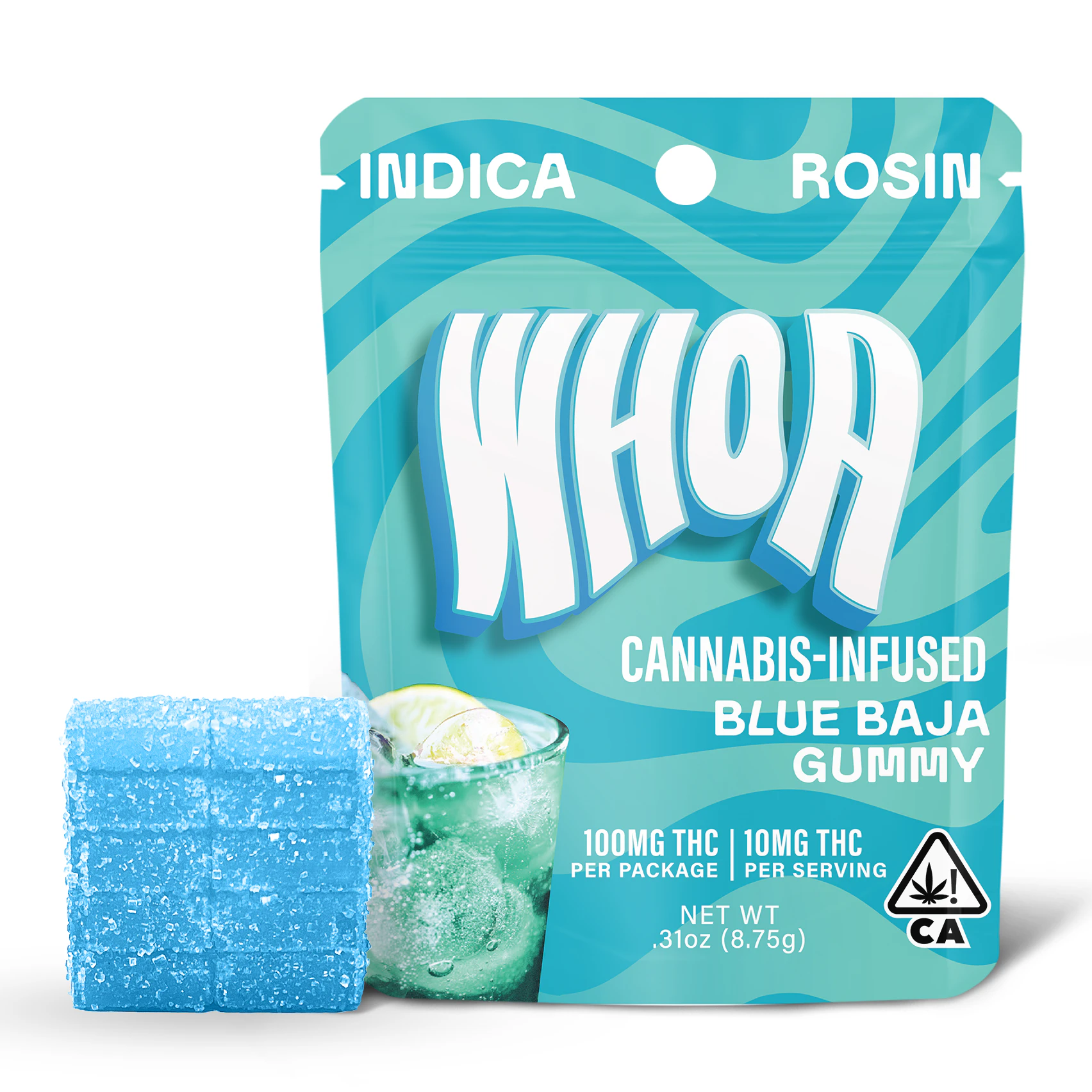 Whoa - WHOA | Rosin Gummies | Blue Baja | 100mg Main Image