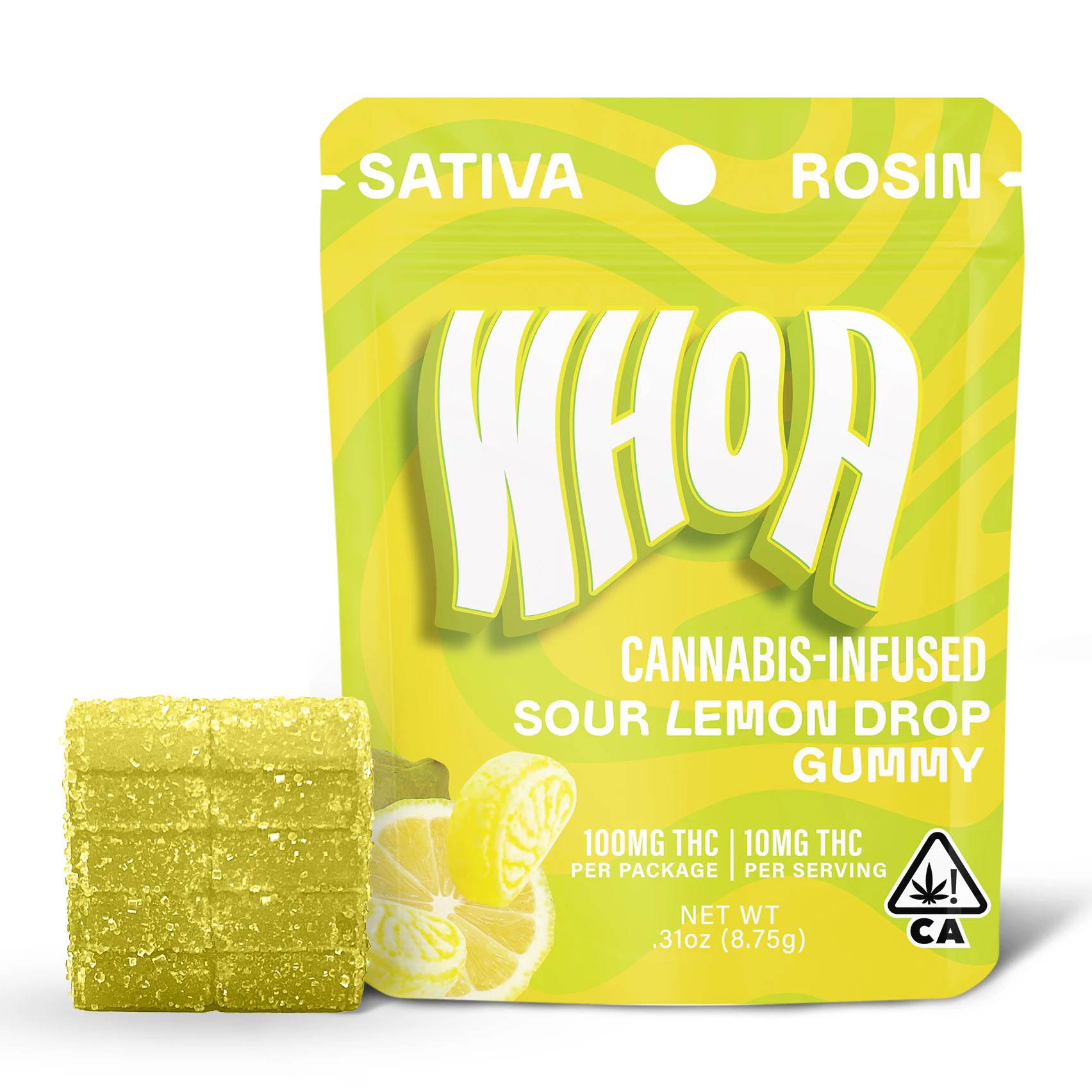 Whoa - Whoa - Edibles - Rosin - Sour Lemon Drop - 100MG Main Image