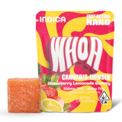 WHOA - Nano Gummy 100mg Single - Indica Pink Lemonade 