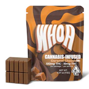 WHOA - 100mg Chocolate Bite - Caramel Chocolate